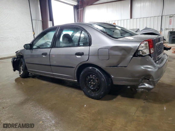 2005 Honda Civic Sdn VP with VIN 1HGES16395L017538, listed as a Copart auction lot 52503465 with 89,105 mi miles and Salvage Title. Bid and sale history available at carsss.com. Image 2.