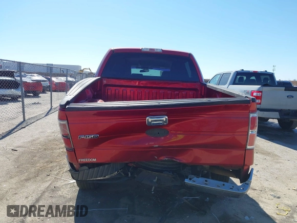 2010 Ford F-150 XL with VIN 1FTEW1C84AFB78455, listed as a IAAI auction lot 41489596 with 190,651 mi miles. Bid and sale history available at carsss.com. Image 6.