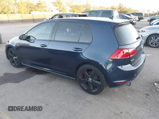 2016 Volkswagen Golf GTI SE with VIN 3VW4T7AU2GM062653, listed as a IAAI auction lot 41626898 with 67,396 mi miles. Bid and sale history available at carsss.com. Image 3.