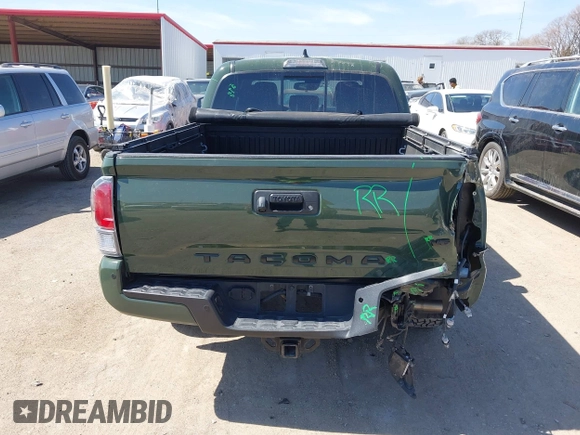 2022 Toyota Tacoma SR with VIN 3TMCZ5AN0NM470396, listed as a IAAI auction lot 41909515 with 35,997 mi miles and . Bid and sale history available at DreamBid. Image 17.
