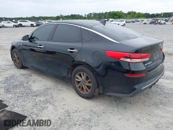 2020 Kia Optima LX with VIN 5XXGT4L35LG384086, listed as a IAAI auction lot 42319644 with 124,816 mi miles and . Bid and sale history available at DreamBid. Image 3.
