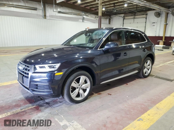 2018 Audi Q5 Premium Plus with VIN WA1BNAFY3J2219015, listed as a Copart auction lot 51166475 with 81,933 mi miles and Salvage Title. Bid and sale history available at carsss.com. Image 1.