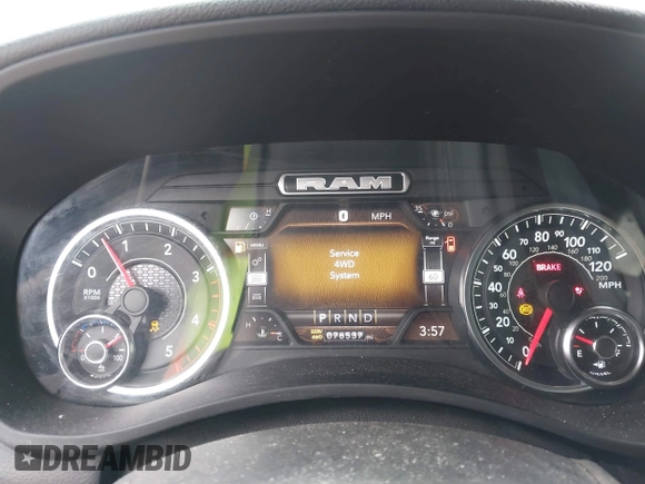 2022 Ram 2500 Big Horn with VIN 3C6UR5DL1NG166403, listed as a IAAI auction lot 41936951 with 76,537 mi miles and . Bid and sale history available at DreamBid. Image 7.