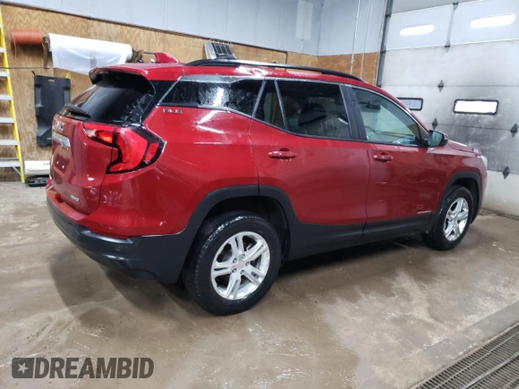 2021 GMC Terrain SLE with VIN 3GKALTEV1ML317378, listed as a Copart auction lot 54823015 with 59,753 mi miles and Salvage title. Bid and sale history available at DreamBid. Image 3.