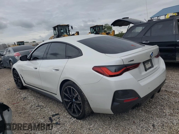 2023 BMW 4 Series 430i xDrive z VIN WBA73AV08PFM91846, wystawiony jako Copart lot #55291695 z przebiegiem Nie podano mil oraz Szkoda całkowita • Salvage title. Historia ofert i sprzedaży dostępna na DreamBid. Obrazek 2.
