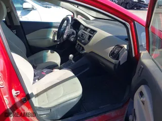 2012 Kia Rio LX with VIN KNADM5A35C6058809, listed as a IAAI auction lot 42052025 with 124,266 mi miles. Bid and sale history available at carsss.com. Image 5.