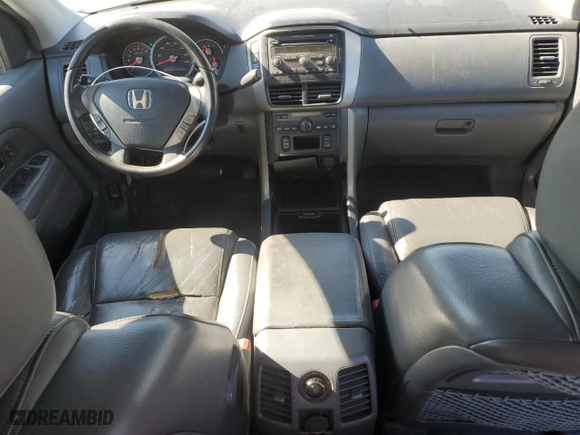 2006 Honda Pilot EX-L with VIN 2HKYF18586H529859, listed as a Copart auction lot 50433415 with 211,143 mi miles and Salvage Title. Bid and sale history available at carsss.com. Image 8.