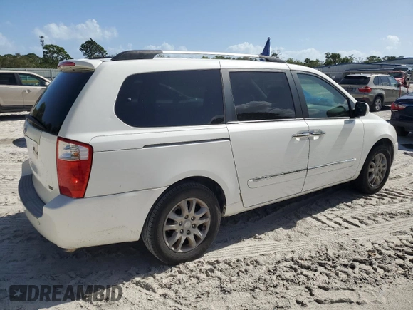 2010 Kia Sedona EX with VIN KNDMH4C33A6357016, listed as a Copart auction lot 78905224 with 76,783 mi miles and Clean Title. Bid and sale history available at carsss.com. Image 3.