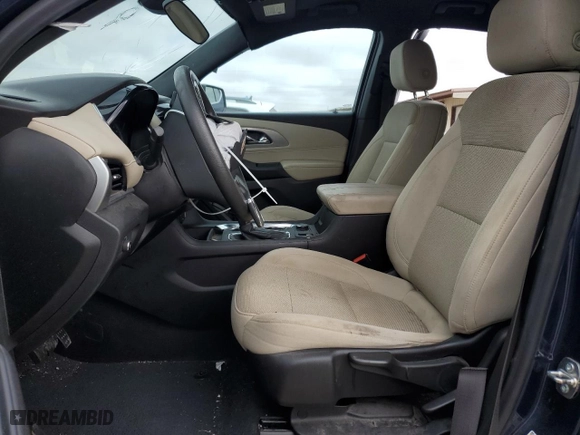 2022 Chevrolet Traverse LS with VIN 1GNERFKW7NJ169151, listed as a Copart auction lot 44131945 with 45,178 mi miles and Salvage Title. Bid and sale history available at carsss.com. Image 7.