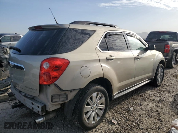 2011 Chevrolet Equinox 2LT with VIN 2CNFLNE50B6383401, listed as a Copart auction lot 52346145 with 202,200 mi miles and Salvage Title. Bid and sale history available at DreamBid. Image 3.