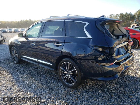2017 Infiniti QX60 with VIN 5N1DL0MN6HC522376, listed as a Copart auction lot 50036735 with 106,318 mi miles and Salvage Title. Bid and sale history available at carsss.com. Image 2.