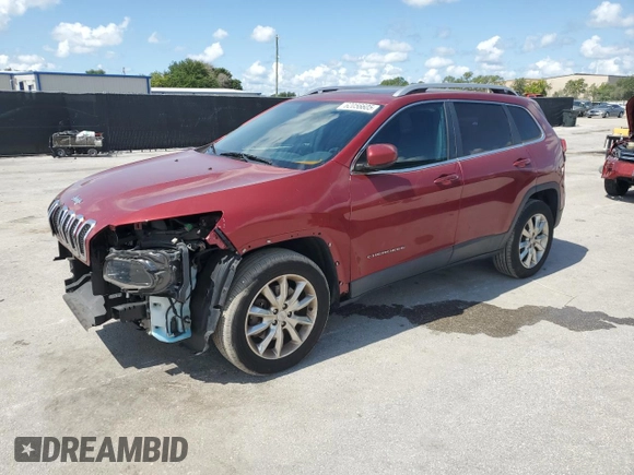 2016 Jeep Cherokee Limited z VIN 1C4PJMDB0GW259741, wystawiony jako Copart lot #62056605 z przebiegiem 178 625 mil mil oraz Szkoda całkowita • Salvage title. Historia ofert i sprzedaży dostępna na DreamBid. Obrazek 1.