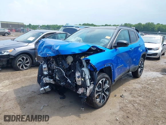 2023 Jeep Compass (RED) Edition with VIN 3C4NJDCN8PT518257, listed as a IAAI auction lot 42589528 with Not provided miles and . Bid and sale history available at DreamBid. Image 2.