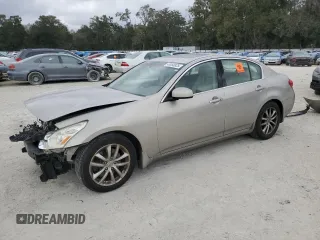 2008 Infiniti G35 Journey with VIN JNKBV61E28M212294, listed as a Copart auction lot 43658925 with 203,294 mi miles and Salvage Title. Bid and sale history available at DreamBid. Image 1.