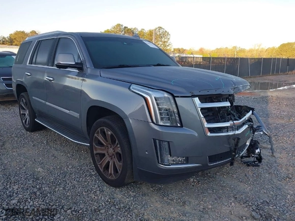 2018 Cadillac Escalade Luxury with VIN 1GYS3BKJ1JR307525, listed as a IAAI auction lot 41800377 with 171,484 mi miles. Bid and sale history available at carsss.com. Image 1.