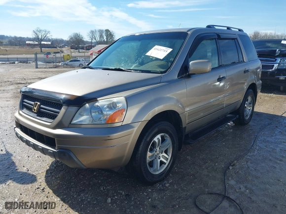 2004 Honda Pilot EX with VIN 2HKYF18574H578967, listed as a IAAI auction lot 41622715 with 150,803 mi miles. Bid and sale history available at carsss.com. Image 17.