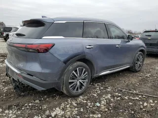 2023 Infiniti QX60 Sensory z VIN 5N1DL1GS8PC346145, wystawiony jako Copart lot #47936805 z przebiegiem 38 542 mil mil oraz Szkoda całkowita • Salvage title. Historia ofert i sprzedaży dostępna na DreamBid. Obrazek 3.