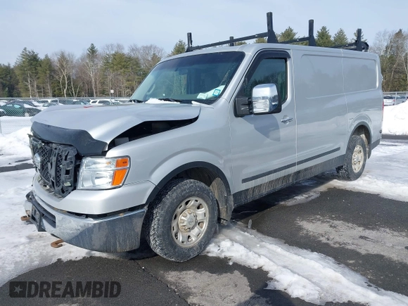 2012 Nissan NV SV with VIN 1N6AF0KY7CN111204, listed as a IAAI auction lot 41629282 with 102,508 mi miles. Bid and sale history available at carsss.com. Image 2.