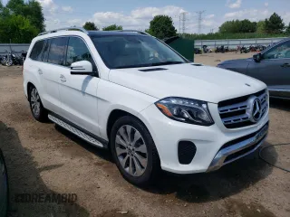 2018 Mercedes-Benz GLS 450 with VIN 4JGDF6EE6JB089646, listed as a Copart auction lot 59665543 with 56,351 mi miles and . Bid and sale history available at DreamBid. Image 4.