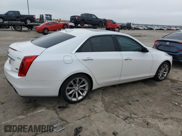 2018 Cadillac CTS Sedan Luxury AWD with VIN 1G6AX5SX7J0174126, listed as a Copart auction lot 44260525 with 85,373 mi miles and Salvage Title. Bid and sale history available at carsss.com. Image 3.