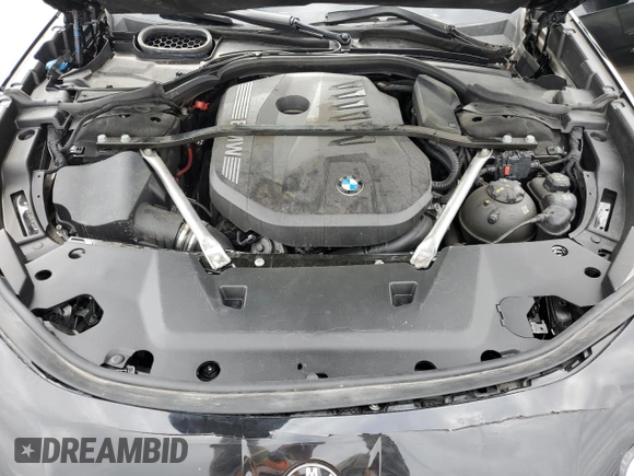 2024 BMW 7 Series 740i with VIN WBA23EH03RCP67206, listed as a Copart auction lot 54631285 with 22,901 mi miles and Salvage title. Bid and sale history available at DreamBid. Image 11.