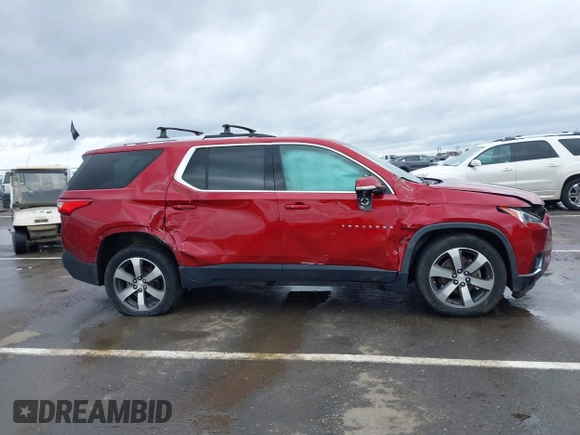 2018 Chevrolet Traverse LT Leather with VIN 1GNEVHKWXJJ186348, listed as a IAAI auction lot 41809269 with 134,861 mi miles. Bid and sale history available at carsss.com. Image 13.