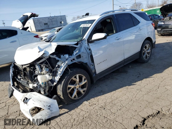 2020 Chevrolet Equinox LT with VIN 2GNAXLEX3L6184831, listed as a Copart auction lot 51007625 with 0 mi miles and Clean Title. Bid and sale history available at carsss.com. Image 1.