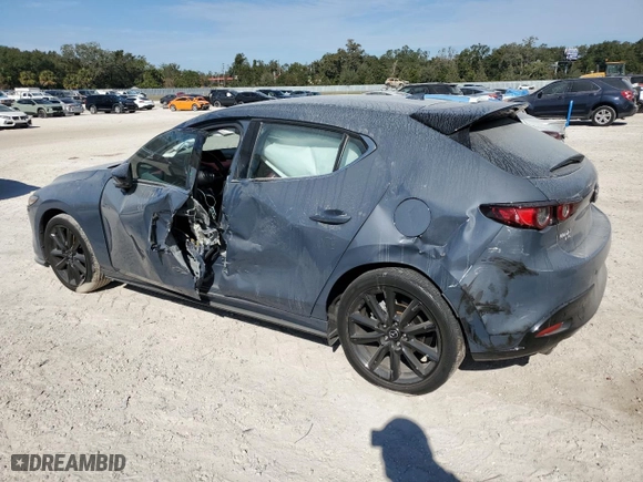 2021 Mazda Mazda3 Hatchback 2.5 Turbo Premium Plus with VIN JM1BPBNY6M1402698, listed as a Copart auction lot 83396904 with 45,293 mi miles and Non Repairable. Bid and sale history available at carsss.com. Image 2.