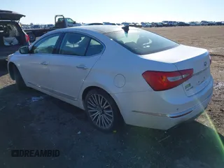 2014 Kia Cadenza Premium with VIN KNALN4D73E5139043, listed as a IAAI auction lot 41395272 with 142,255 mi miles. Bid and sale history available at carsss.com. Image 3.