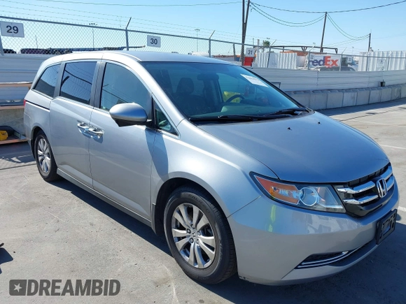 2016 Honda Odyssey SE with VIN 5FNRL5H32GB153002, listed as a IAAI auction lot 42084022 with 63,764 mi miles and . Bid and sale history available at DreamBid. Image 1.