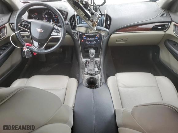 2017 Cadillac ATS Sedan Luxury AWD with VIN 1G6AH5RXXH0137648, listed as a Copart auction lot 84017354 with 19420 miles and Salvage Title. Bid and sale history available at carsss.com. Image 8.