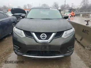 2016 Nissan Rogue S with VIN JN8AT2MT6GW009695, listed as a Copart auction lot 42980645 with 173,721 mi miles and Salvage Title. Bid and sale history available at carsss.com. Image 5.