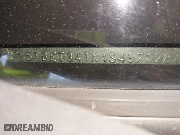 2004 Toyota Tundra SR5 with VIN 5TBET341X4S437128, listed as a IAAI auction lot 41845422 with 352,030 mi miles and . Bid and sale history available at DreamBid. Image 9.