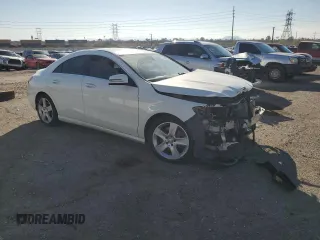 2015 Mercedes-Benz CLA 250 with VIN WDDSJ4EB1FN236200, listed as a Copart auction lot 43559595 with Not Provided miles and Salvage Title. Bid and sale history available at DreamBid. Image 4.