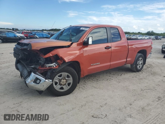 2018 Toyota Tundra 2WD SR with VIN 5TFRM5F16JX126266, listed as a Copart auction lot 74276684 with 260,194 mi miles and Non Repairable. Bid and sale history available at carsss.com. Image 1.