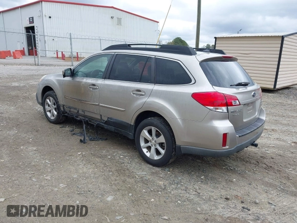 2014 Subaru Outback 3.6R Limited with VIN 4S4BRDNC3E2233693, listed as a IAAI auction lot 41875185 with 176,493 mi miles. Bid and sale history available at carsss.com. Image 3.