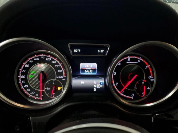 2017 Mercedes-Benz GLS with VIN 4JGDF7FE5HA918226, listed as a Copart auction lot 84388874 with 56,633 mi miles and Salvage Title. Bid and sale history available at carsss.com. Image 9.
