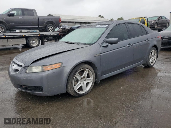 2006 Acura TL with VIN 19UUA662X6A002417, listed as a Copart auction lot 47886195 with 184,699 mi miles and Salvage Title. Bid and sale history available at carsss.com. Image 1.