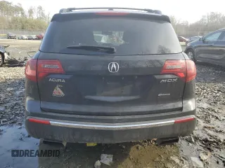 2011 Acura MDX with VIN 2HNYD2H2XBH516710, listed as a Copart auction lot 42904125 with 0 mi miles and Salvage Title. Bid and sale history available at carsss.com. Image 6.