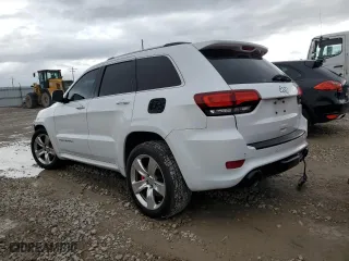2015 Jeep Grand Cherokee SRT with VIN 1C4RJFDJ8FC919486, listed as a Copart auction lot 76821994 with 114,944 mi miles and Salvage Title. Bid and sale history available at carsss.com. Image 2.