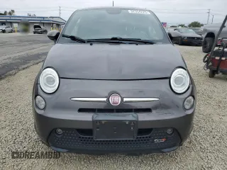 2014 FIAT 500e with VIN 3C3CFFGE7ET294608, listed as a Copart auction lot 52554225 with 67,857 mi miles and Salvage title. Bid and sale history available at DreamBid. Image 5.