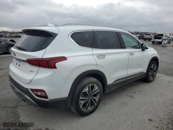 2020 Hyundai Santa Fe Limited with VIN 5NMS53AA7LH273010, listed as a Copart auction lot 49320265 with 42,333 mi miles and Non Repairable. Bid and sale history available at carsss.com. Image 3.