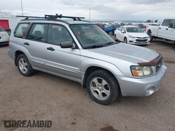 2003 Subaru Forester XS with VIN JF1SG65633G771008, listed as a IAAI auction lot 42451868 with 202,915 mi miles and . Bid and sale history available at DreamBid. Image 1.