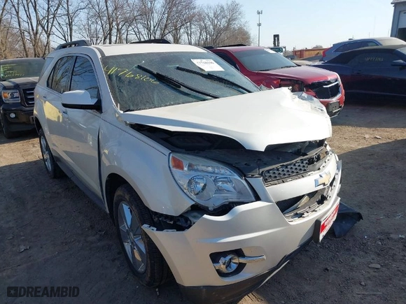 2012 Chevrolet Equinox LT w/2LT with VIN 2GNALPEK6C1290484, listed as a IAAI auction lot 41768106 with 1 mi miles. Bid and sale history available at carsss.com. Image 1.