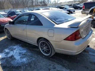 2002 Honda Civic LX with VIN 1HGEM21502L082038, listed as a Copart auction lot 45601295 with 222,047 mi miles and Salvage Title. Bid and sale history available at carsss.com. Image 2.