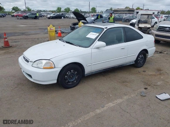 1997 Honda Civic EX with VIN 1HGEJ8143VL028501, listed as a IAAI auction lot 42058395 with 129,401 mi miles. Bid and sale history available at carsss.com. Image 2.