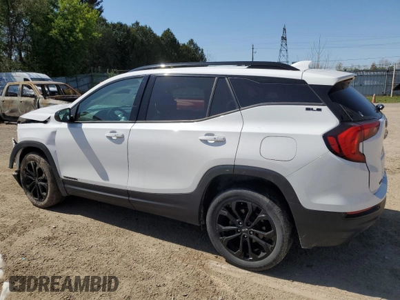2020 GMC Terrain SLE with VIN 3GKALTEV7LL321871, listed as a Copart auction lot 56484745 with Not provided miles and Salvage title. Bid and sale history available at DreamBid. Image 2.
