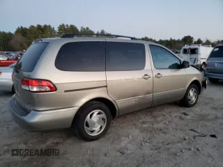 2002 Toyota Sienna LE with VIN 4T3ZF13C12U498273, listed as a Copart auction lot 82745224 with 144,265 mi miles and Non Repairable. Bid and sale history available at carsss.com. Image 3.