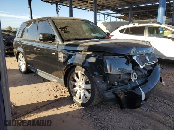 2013 Land Rover Range Rover Sport HSE LUX with VIN SALSK2D45DA805996, listed as a Copart auction lot 45919025 with 113,083 mi miles and Salvage Title. Bid and sale history available at carsss.com. Image 4.