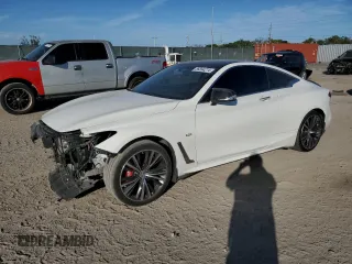2017 Infiniti Q60 Premium with VIN JN1CV7EK3HM110873, listed as a Copart auction lot 86894274 with 65,059 mi miles and Salvage Title. Bid and sale history available at DreamBid. Image 1.
